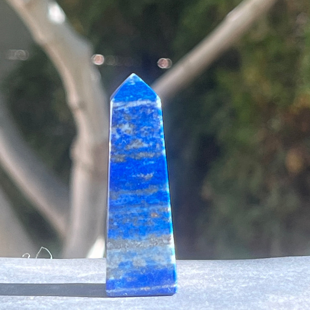 Turn/obelisc lapis lazuli mini m1, druzy.ro, cristale 3
