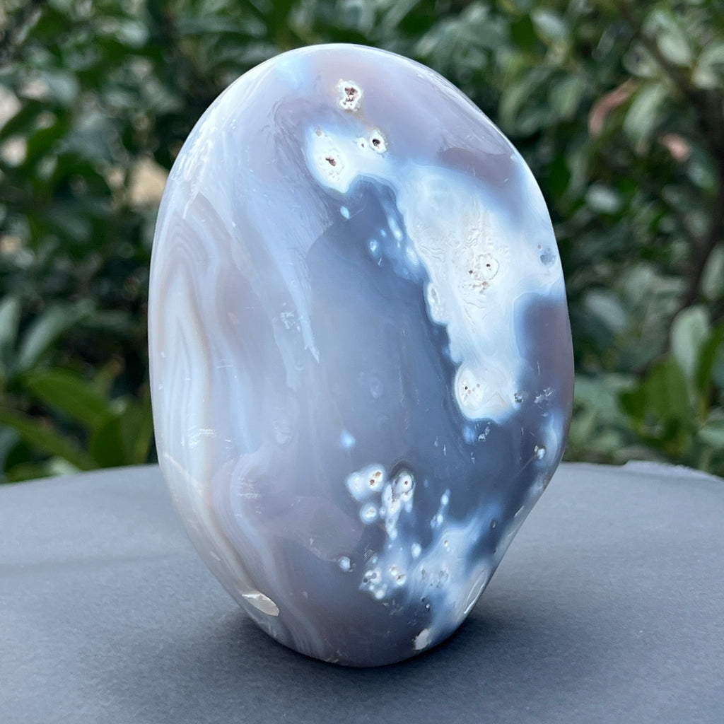 Agat Orca sculptura model 21, pietre semipretioase - druzy.ro 2 