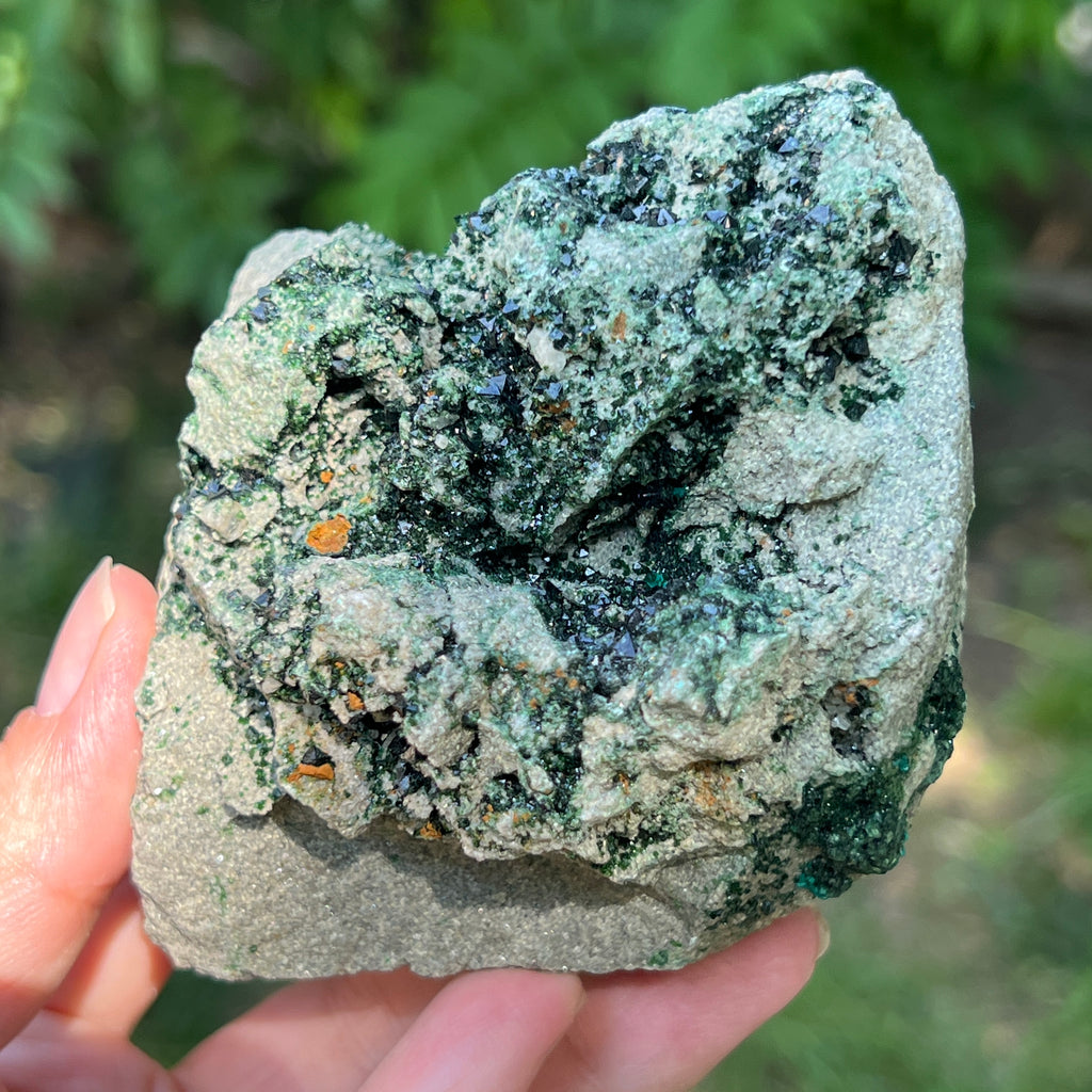 Libethenit floare de mina din Congo model 12, pietre semipretioase - druzy.ro 2 