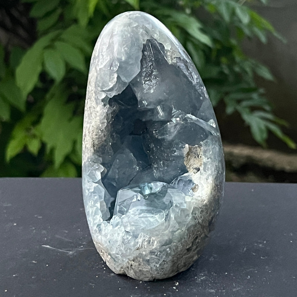 Sculptura celestit / celestina | Model 2, pietre semipretioase - druzy.ro 1 