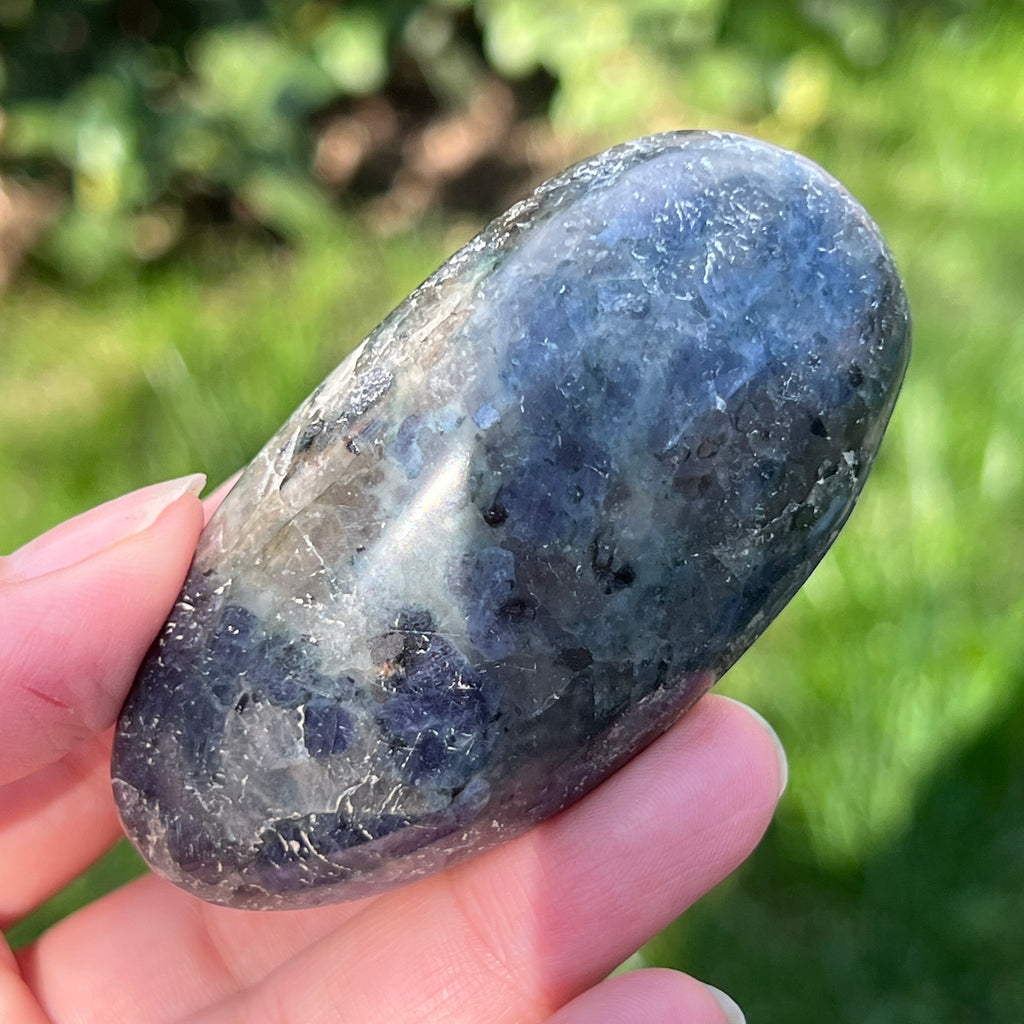 Palmstone Iolit (safir de apa) din Madagascar model 6, pietre semipretioase - druzy.ro 6 