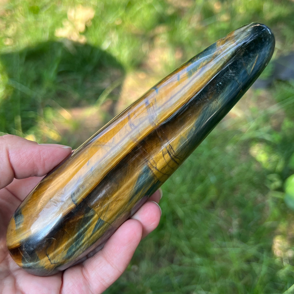 Bagheta masaj ochi de tigru m7, pietre semipretioase - druzy.ro 10 