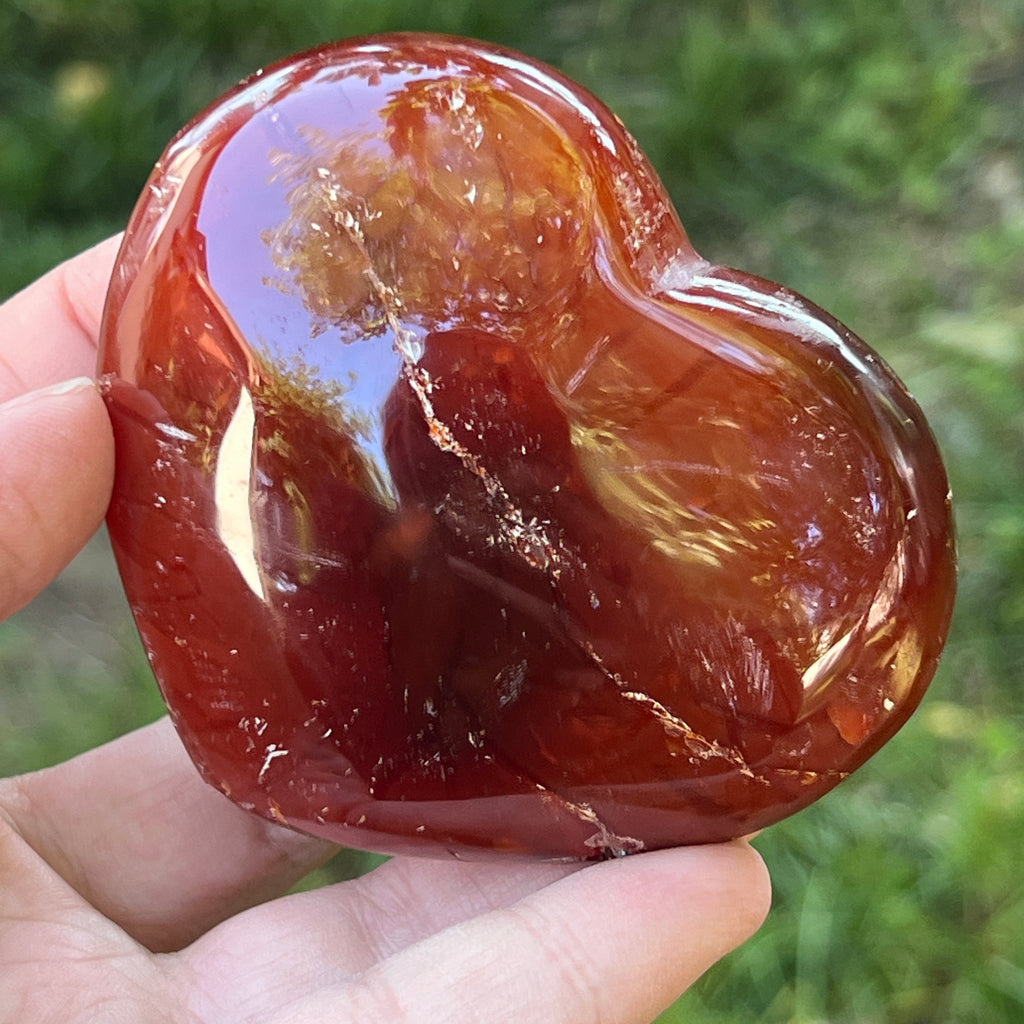 Carneol inima m10, pietre semipretioase - druzy.ro 2 