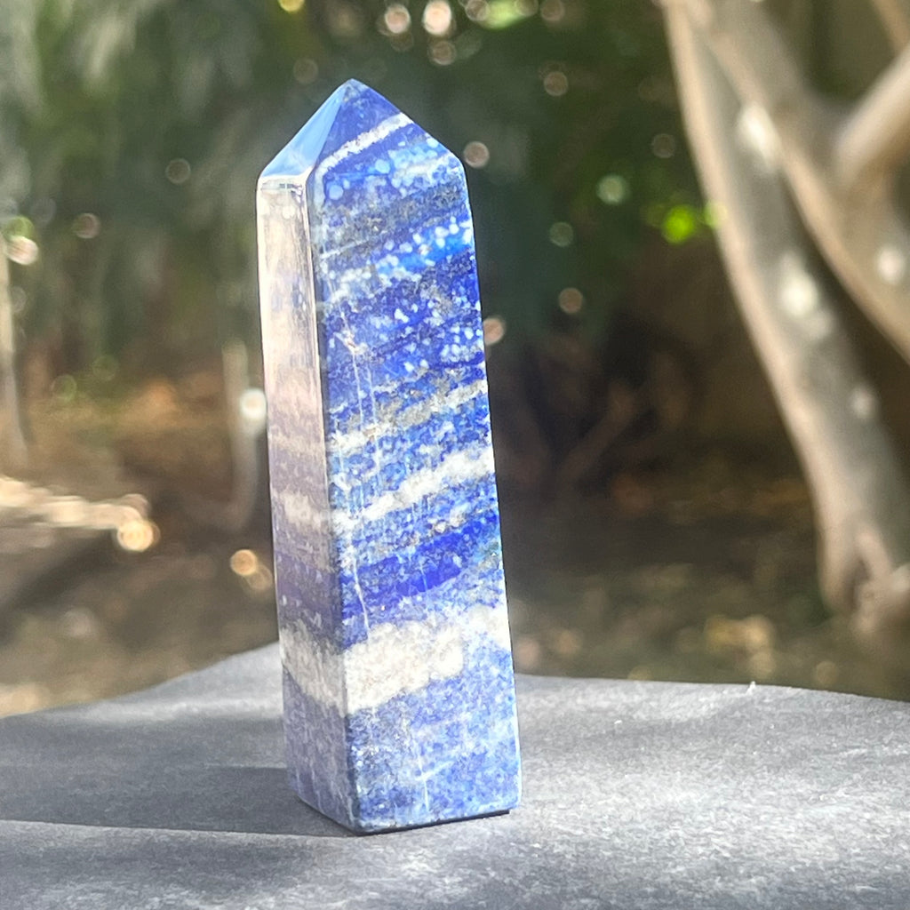 Turn/obelisc lapis lazuli m8, druzy.ro, cristale 3