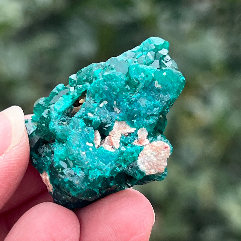 Dioptaz cluster din Congo model 17, pietre semipretioase - druzy.ro 3 