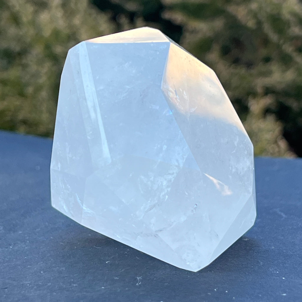 Cuart forma diamant caliate extra, cristal de stanca/cuart incolor model 3 A, druzy.ro, cristale 2
