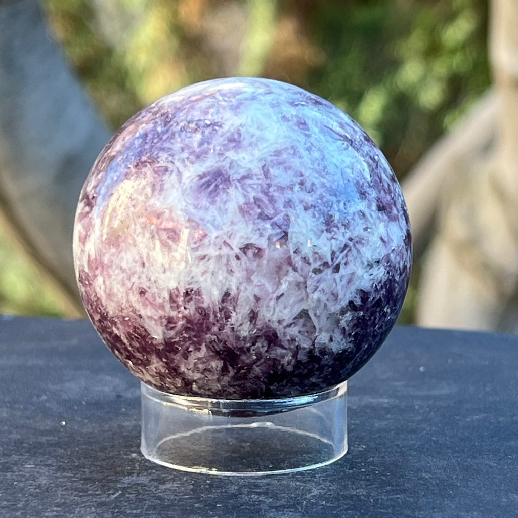 Lepidolit sfera model 6, druzy.ro, cristale 2