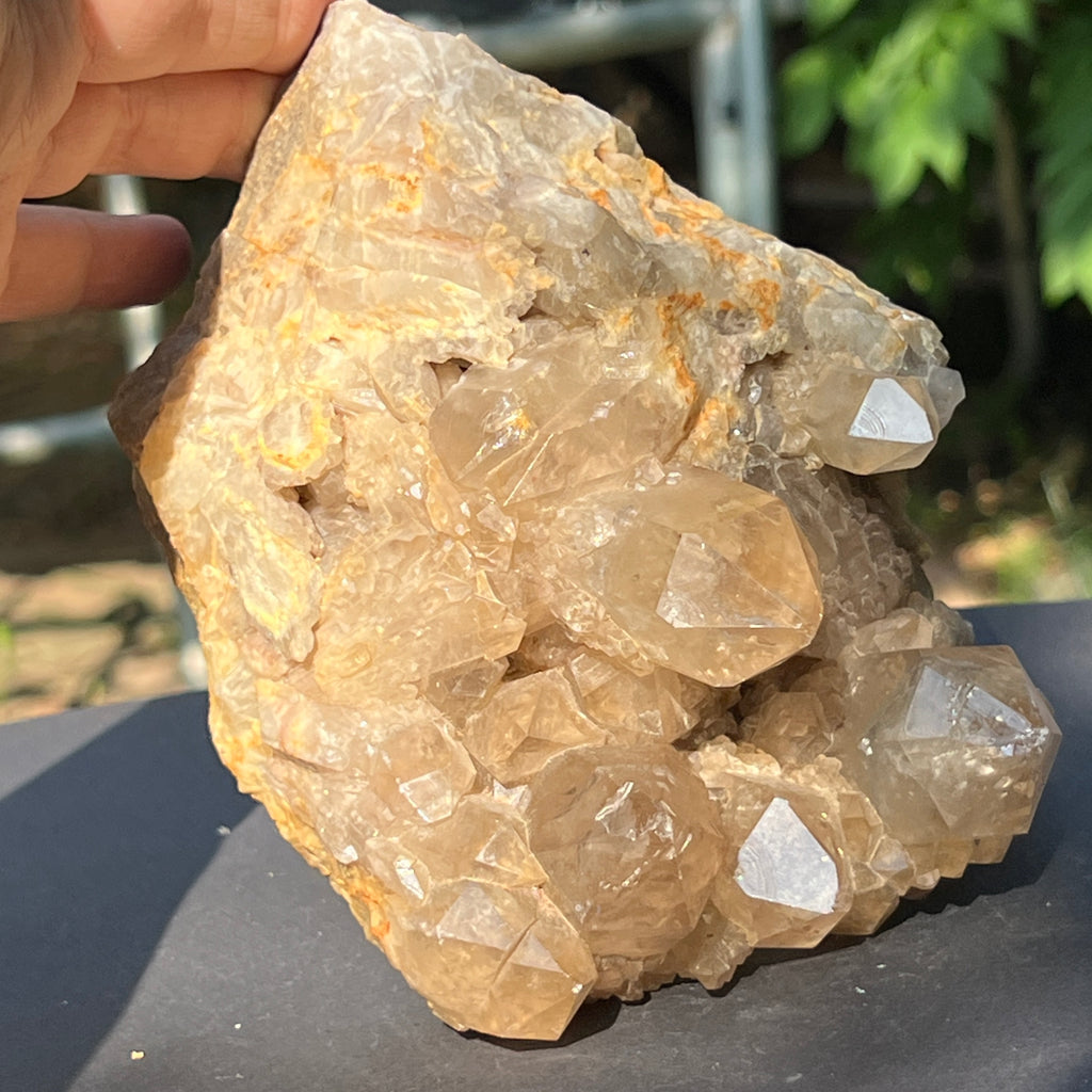 Citrin fumuriu din Congo – specimen natural, netratat | Model 7, pietre semipretioase - druzy.ro 2 