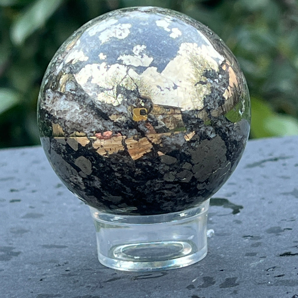 Sfera pirita model 3, pietre semipretioase - druzy.ro 5 