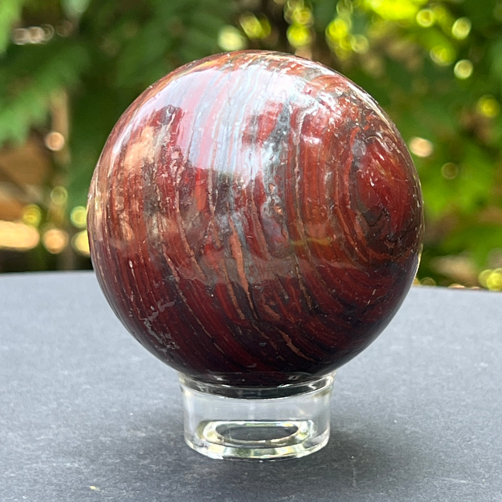Sfera jasp rosu din Zimbabwe m3, pietre semipretioase - druzy.ro 6 