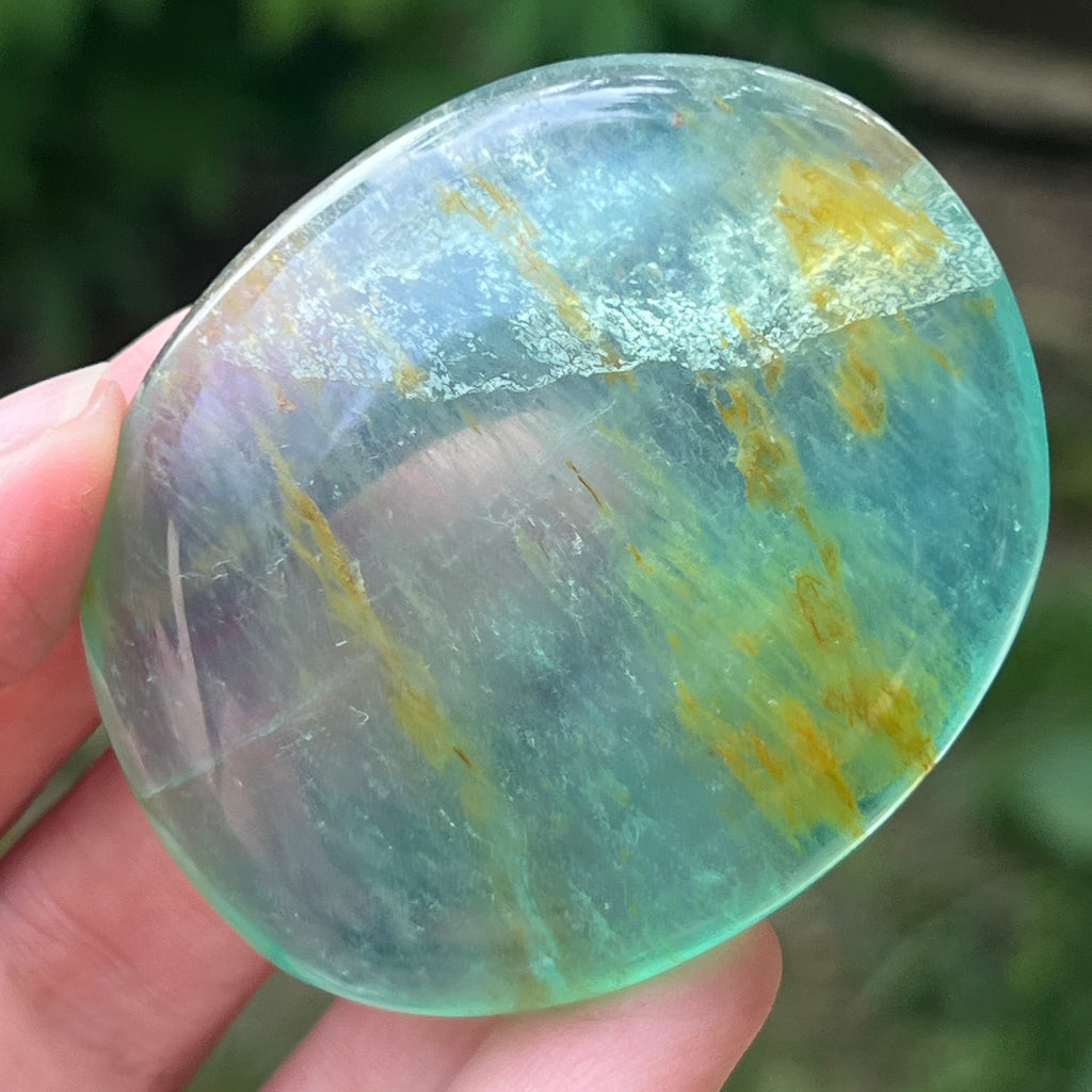 Palmstone fluorit verde model 3, din Madagascar, pietre semipretioase - druzy.ro 1 