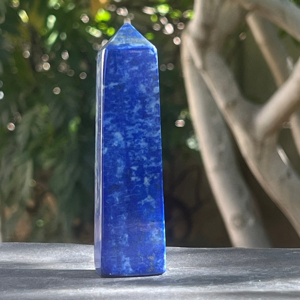 Turn/obelisc lapis lazuli m9, druzy.ro, cristale 3