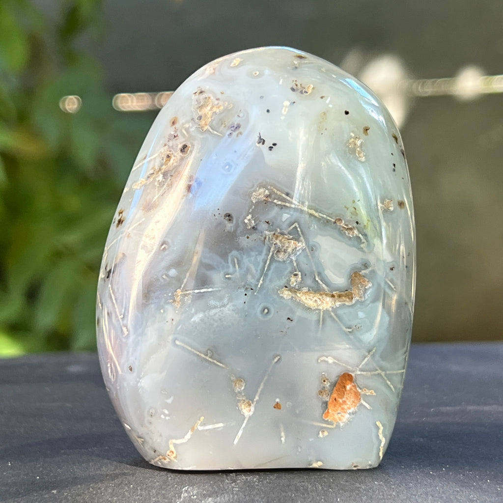 Sculptura agat de Botswana, agat river, unicat | Model 5, pietre semipretioase - druzy.ro 3 