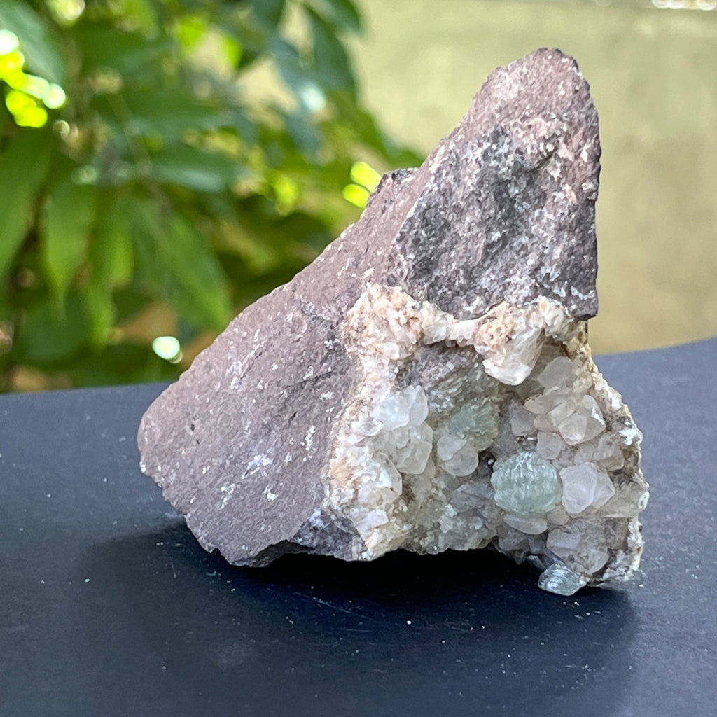 Cluster Prehnit in cuart model 15, pietre semipretioase - druzy.ro 2 