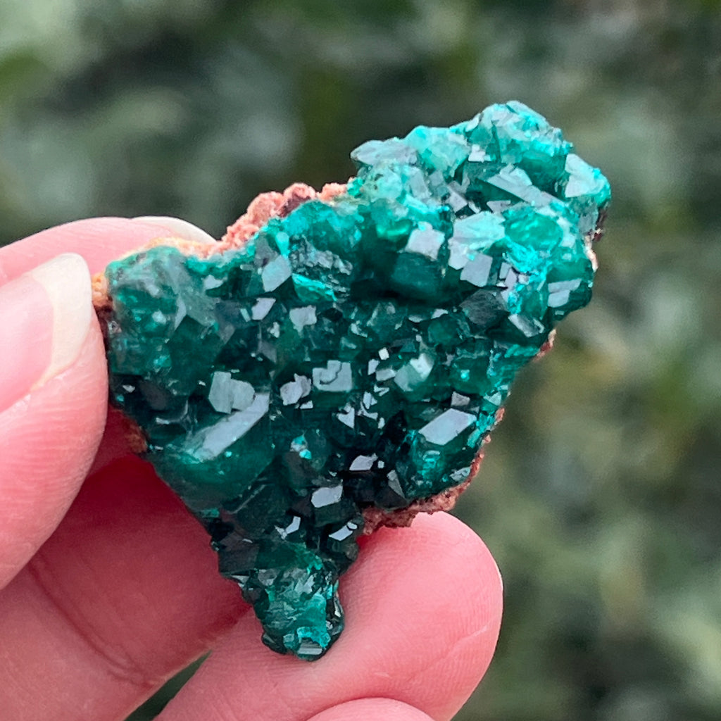 Dioptaz cluster din Congo model 19, pietre semipretioase - druzy.ro 1 