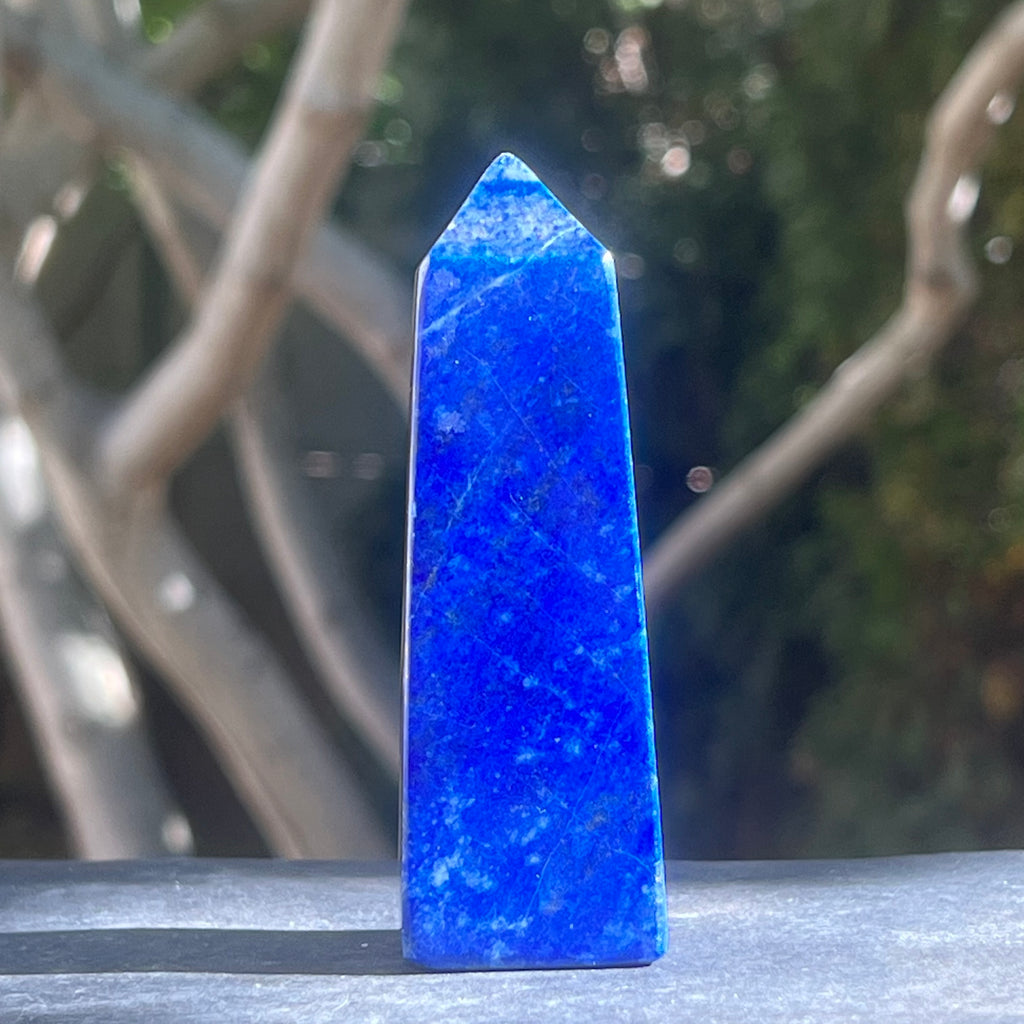 Turn/obelisc lapis lazuli m3, druzy.ro, cristale 1