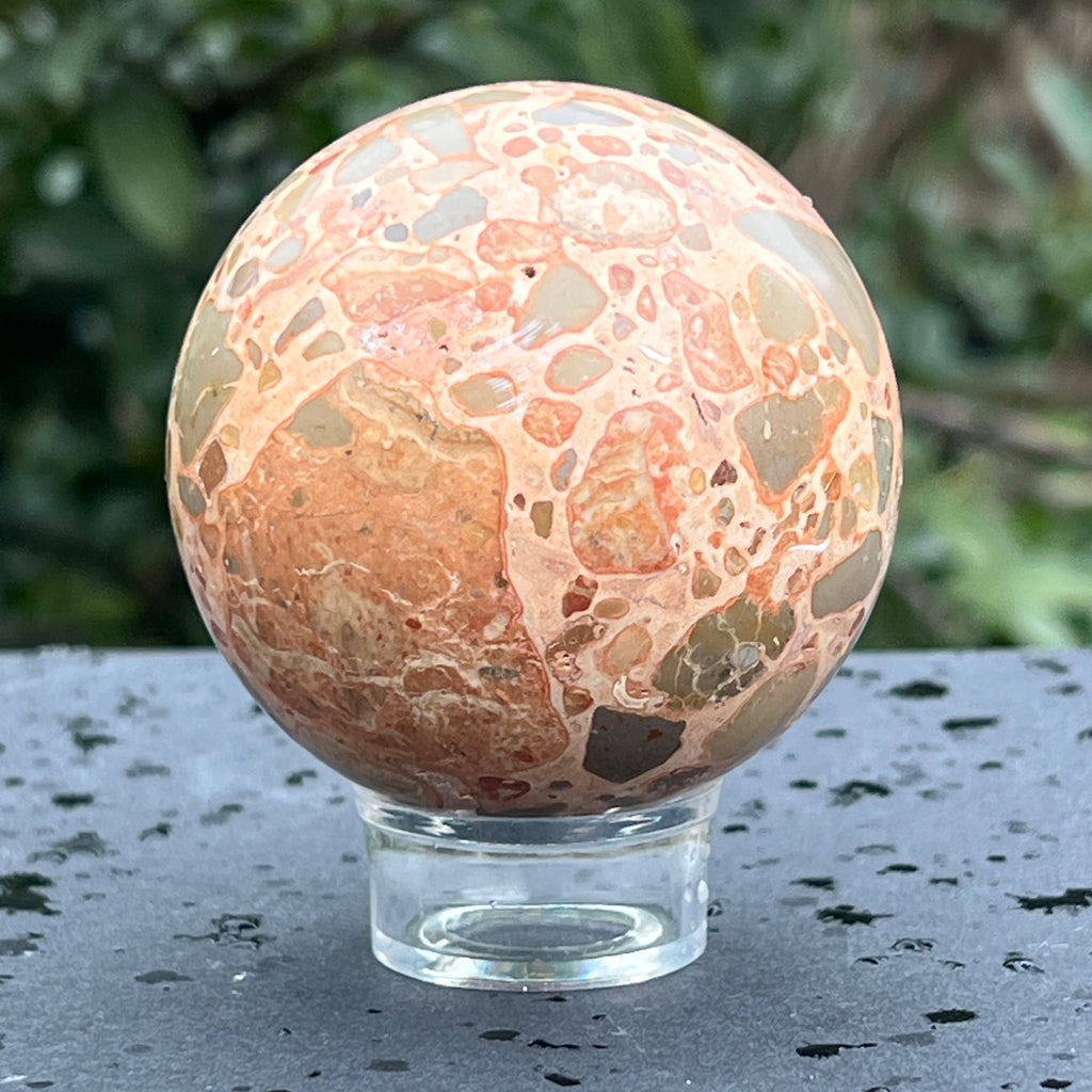 Sfera leopardit Peru model 2, pietre semipretioase - druzy.ro 2 