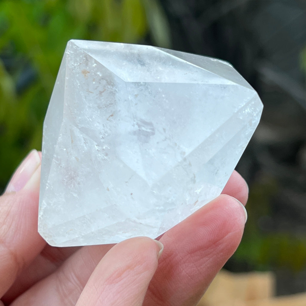 Cuart forma diamant caliate extra, cristal de stanca/cuart incolor m8, pietre semipretioase - druzy.ro 4 