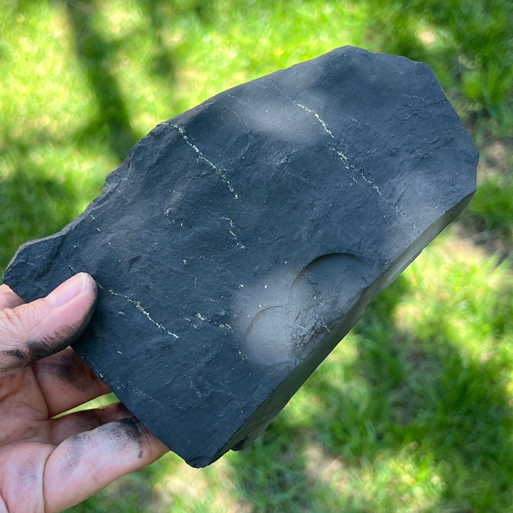 Shungit piatra bruta XXL model 2, pietre semipretioase - druzy.ro 3 