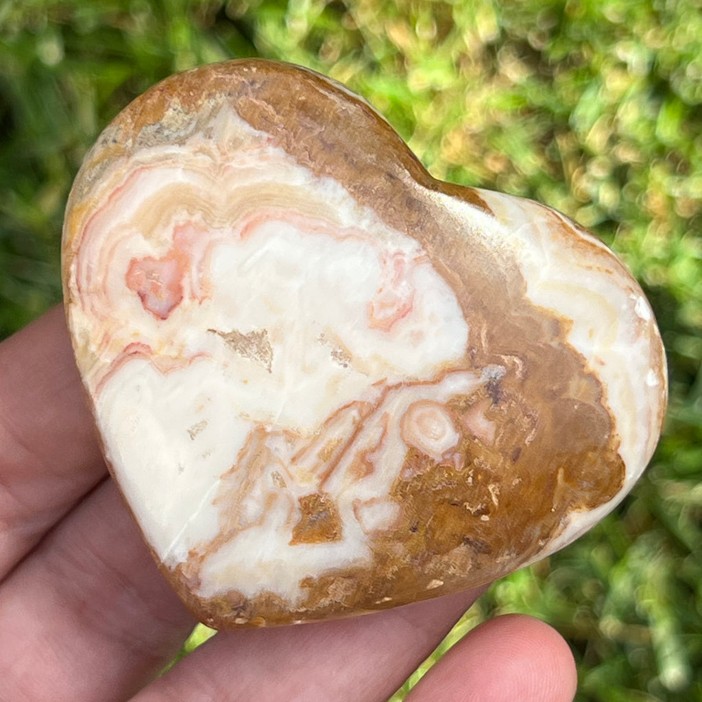 Inima jasp albina model 5, druzy.ro, cristale 2