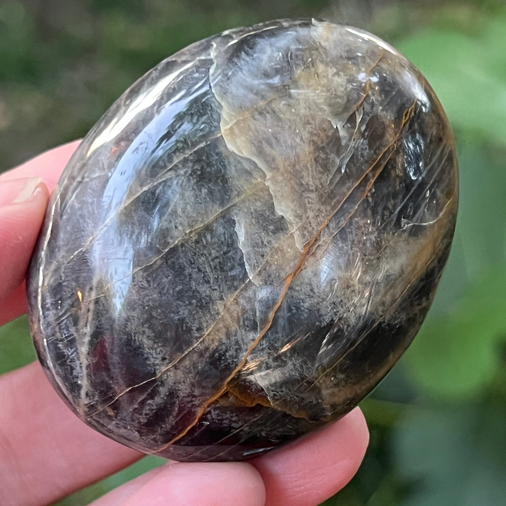 Palmstone piatra lunii somon gri | Model 7, pietre semipretioase - druzy.ro 3 