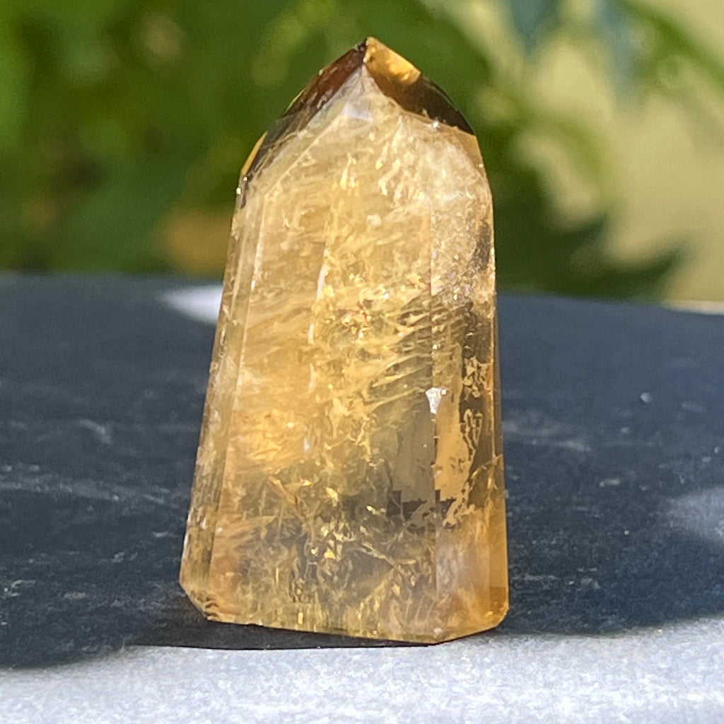 Obelisc citrin Brazilia calitate AAA model 3, pietre semipretioase - druzy.ro 4 