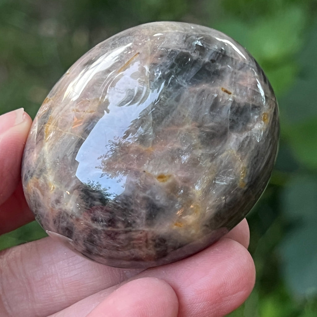 Palmstone piatra lunii somon gri | Model 5, pietre semipretioase - druzy.ro 3 