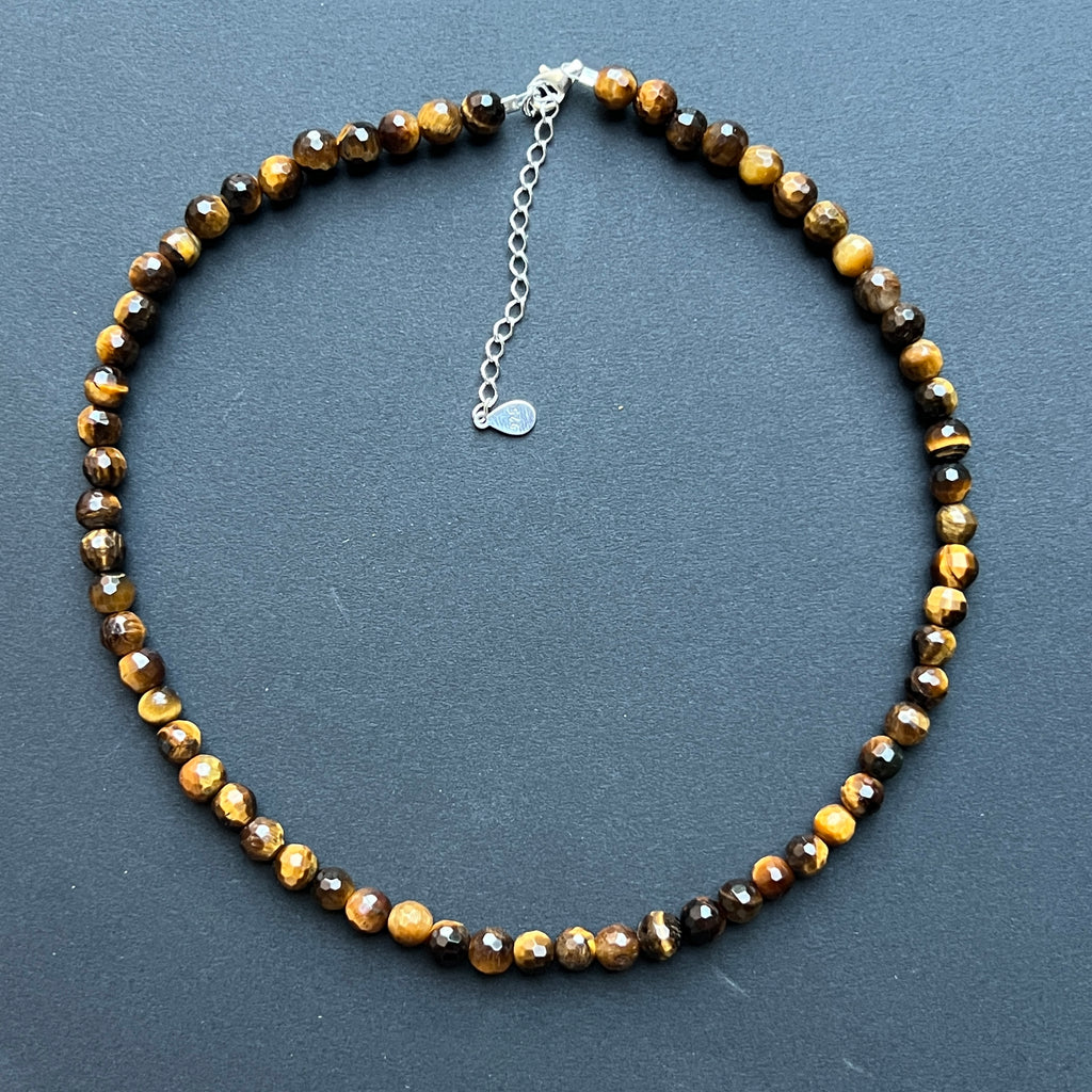 Colier ochi de tigru Ancient Power #109, pietre semipretioase - druzy.ro 2 