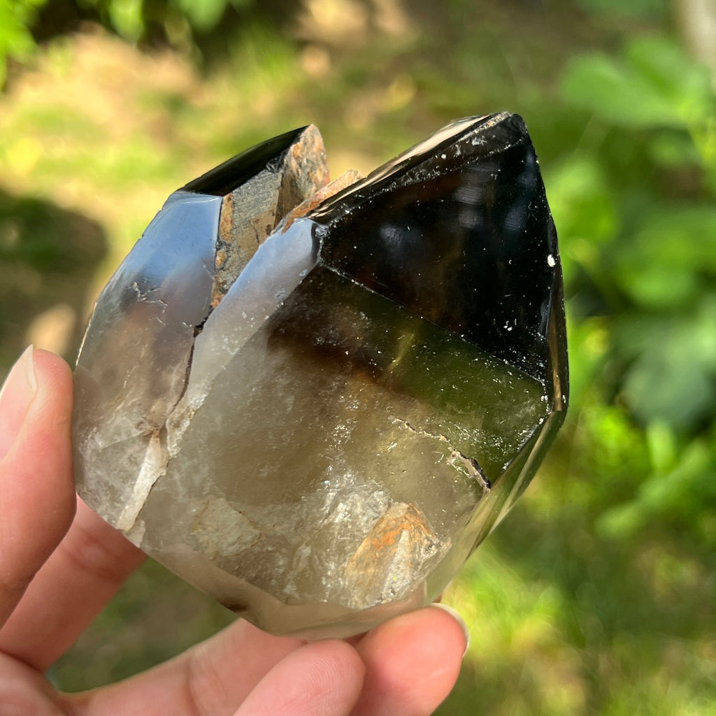 Varf brut cuart fumuriu | Model L4, pietre semipretioase - druzy.ro 1 
