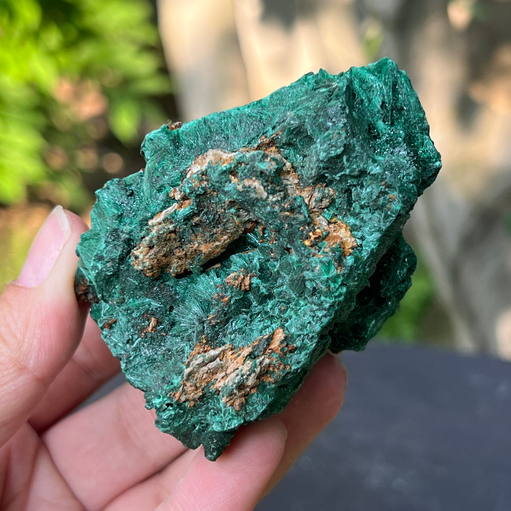 Malachit matasos piatra bruta m11, pietre semipretioase - druzy.ro 3 