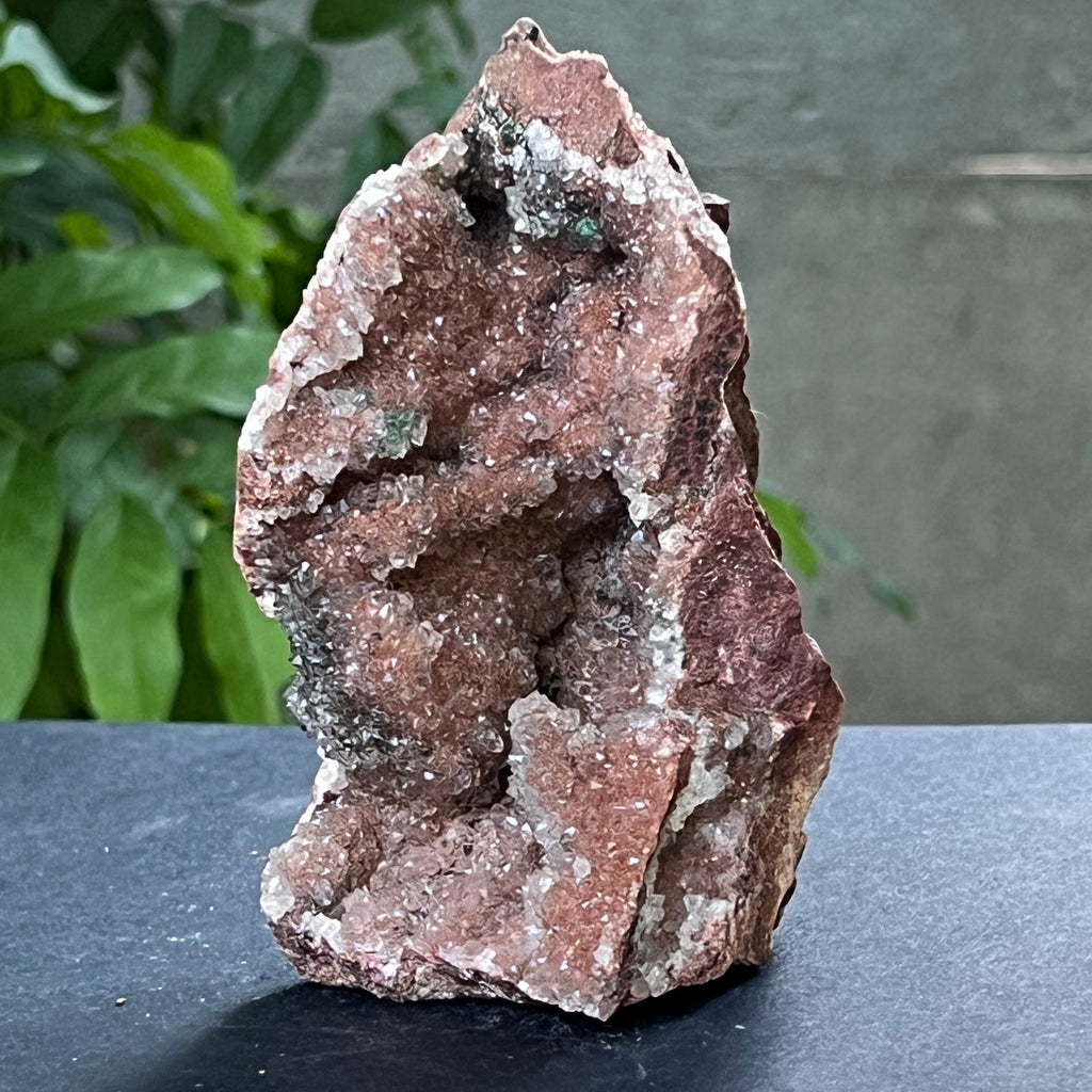 Cluster de dolomit cu malachit în matrice de cupru, model 8, pietre semipretioase - druzy.ro 5 