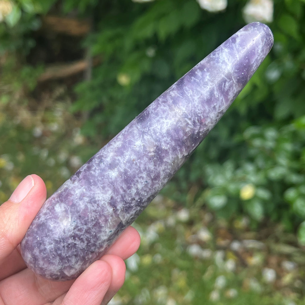 Bagheta Lepidolit din Madagascar m2, pietre semipretioase - druzy.ro 3 