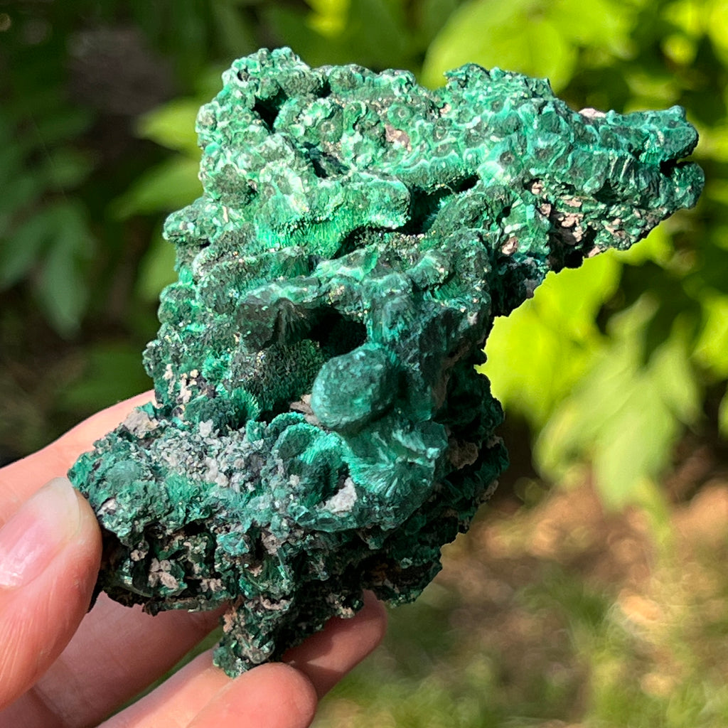 Malachit matasos piatra bruta | Model 20, pietre semipretioase - druzy.ro 6 