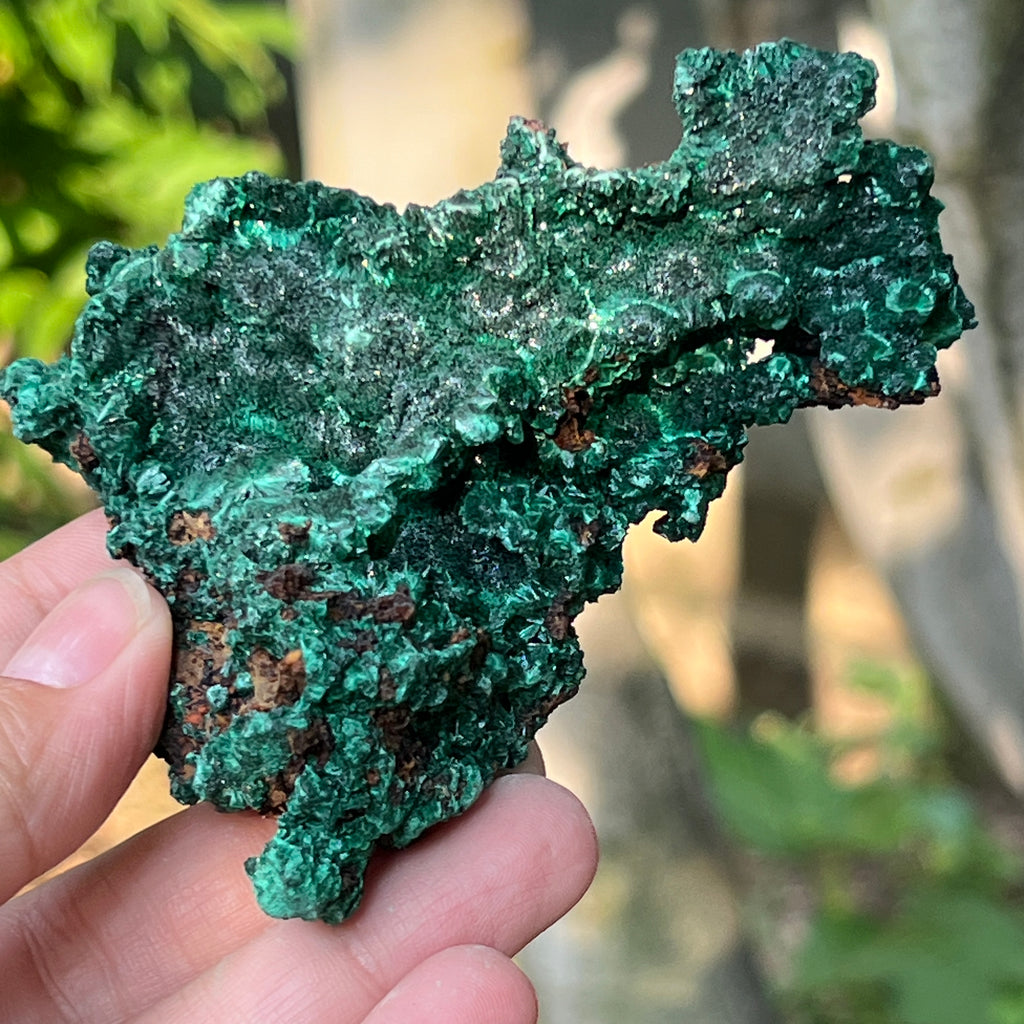 Malachit matasos piatra bruta m12, pietre semipretioase - druzy.ro 5 