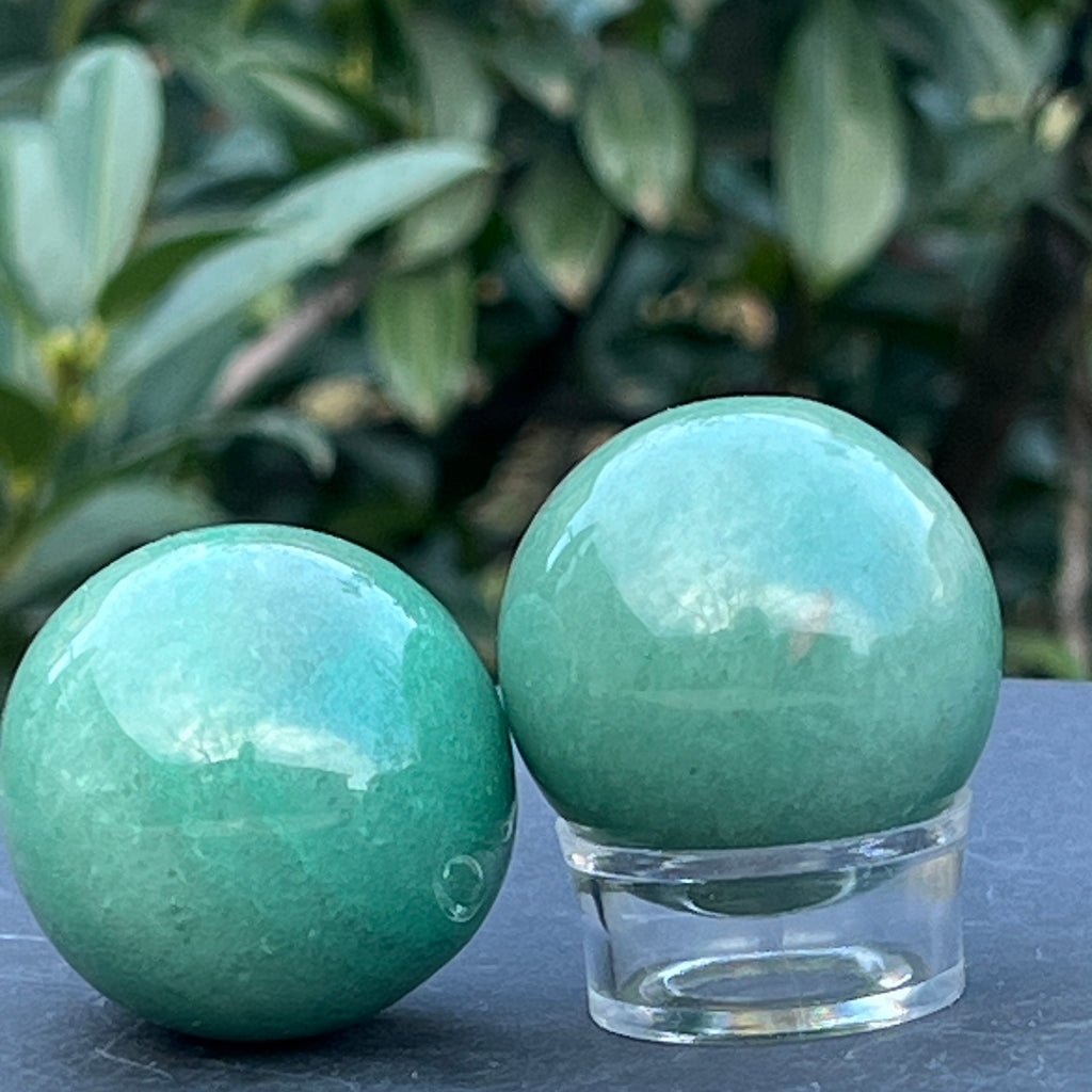 Sfera aventurin verde, pietre semipretioase - druzy.ro 3 