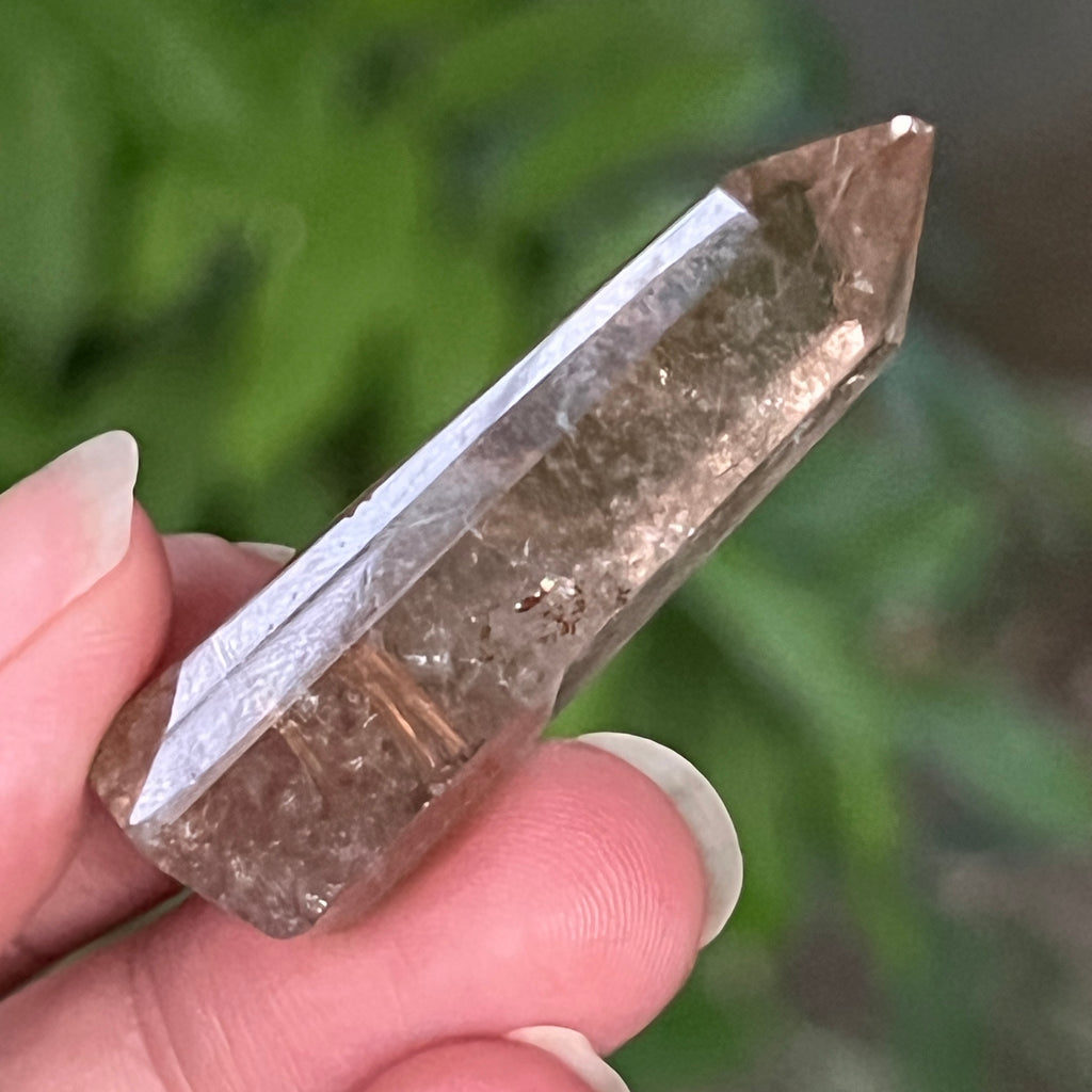 Obelisc cuart rutilat auriu | Model 11, pietre semipretioase - druzy.ro 1 