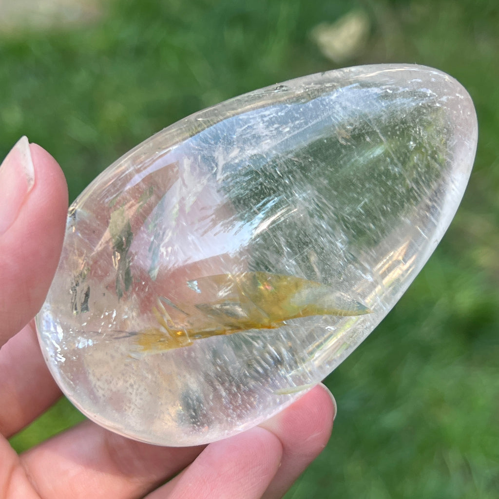 Ou din cuart de stanca/cristal incolor m3, pietre semipretioase - druzy.ro 1 