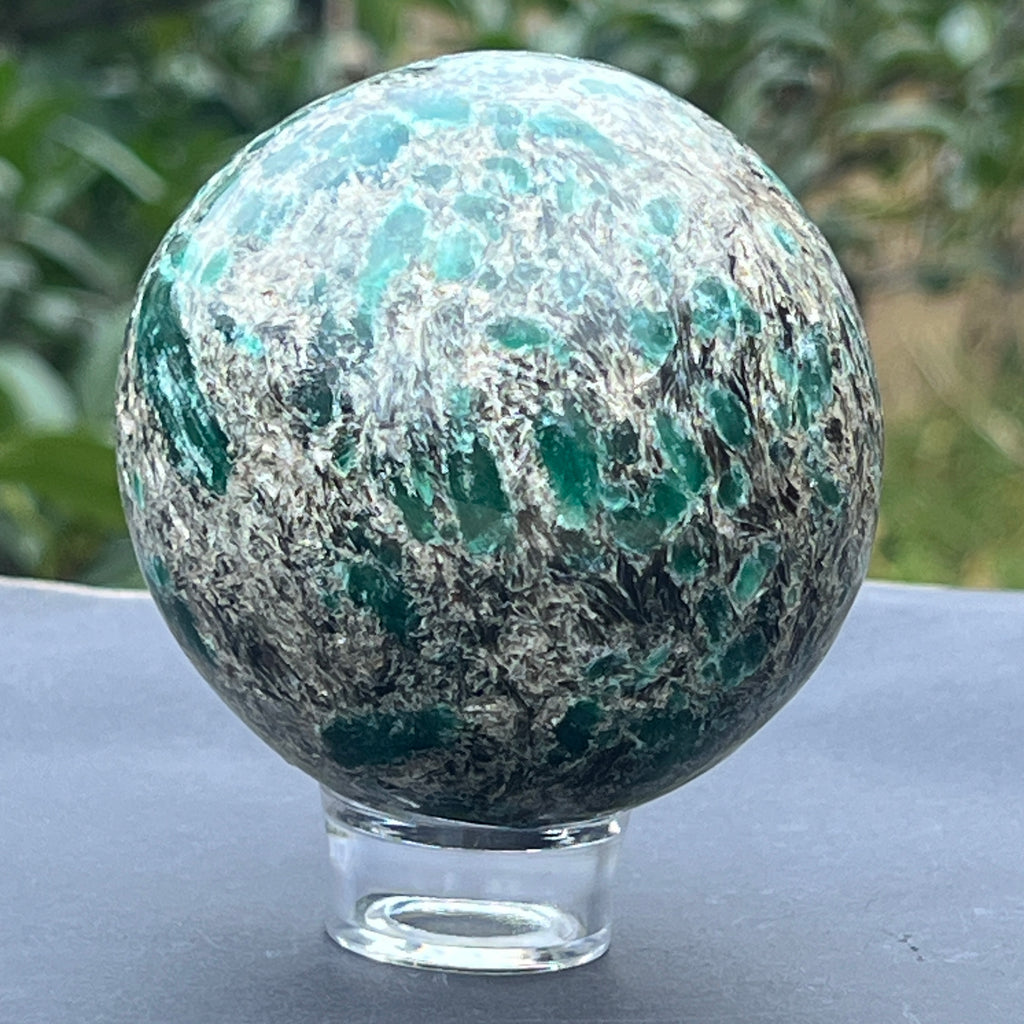 Sfera smarald in matrice model 7, pietre semipretioase - druzy.ro 9 