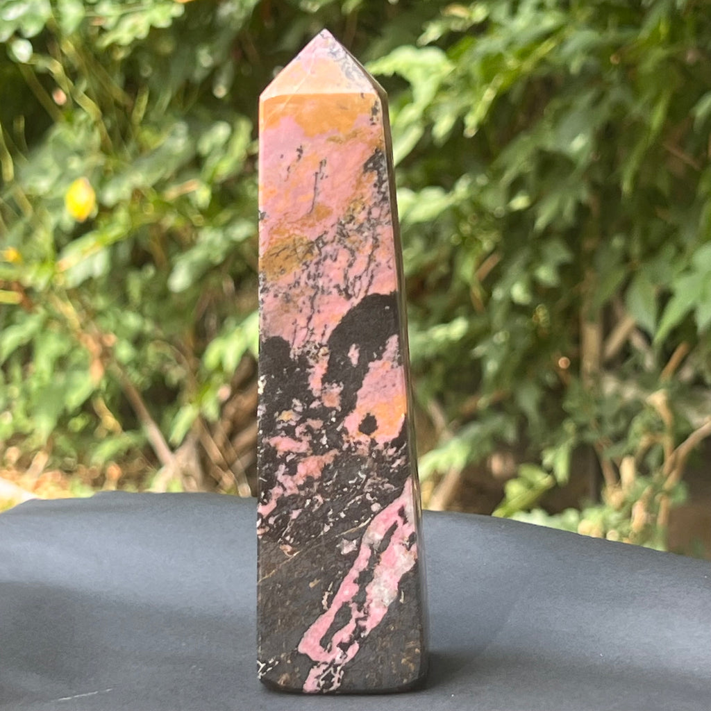 Turn/obelisc rodonit Pakistan model 1, druzy.ro, pietre semipretioase 5