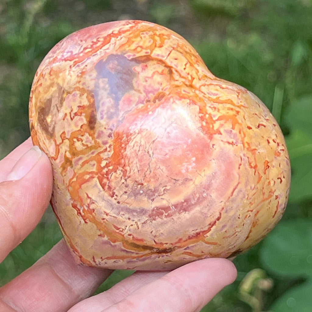 Inima jasp policrom | Model 4, pietre semipretioase - druzy.ro 3 