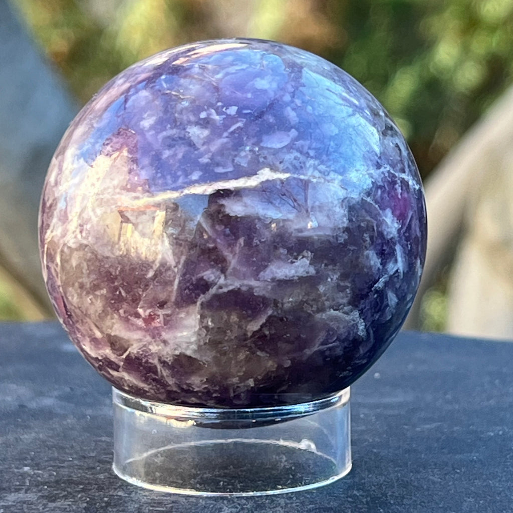 Lepidolit sfera model 3, druzy.ro, cristale 4