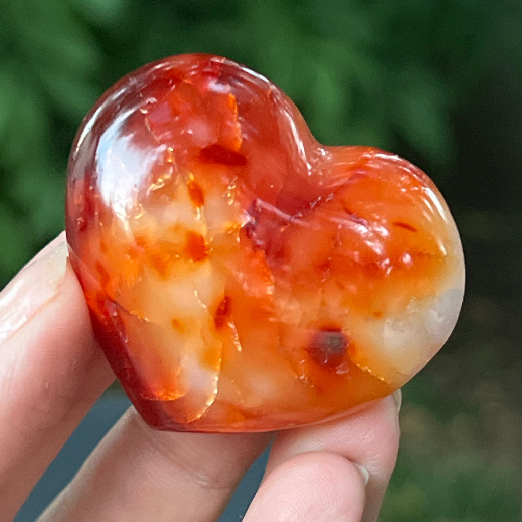 Carneol inima m10, druzy.ro, cristale 1