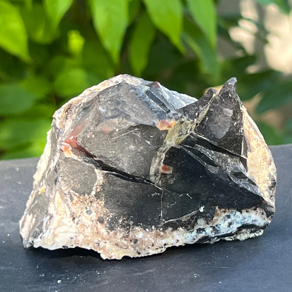 Onix negru piatra bruta India model 1, pietre semipretioase - druzy.ro 3 