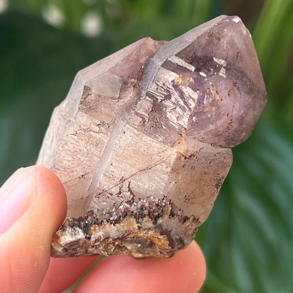 Ametist generator/varf mina Brandberg | Model L63, pietre semipretioase - druzy.ro 2 