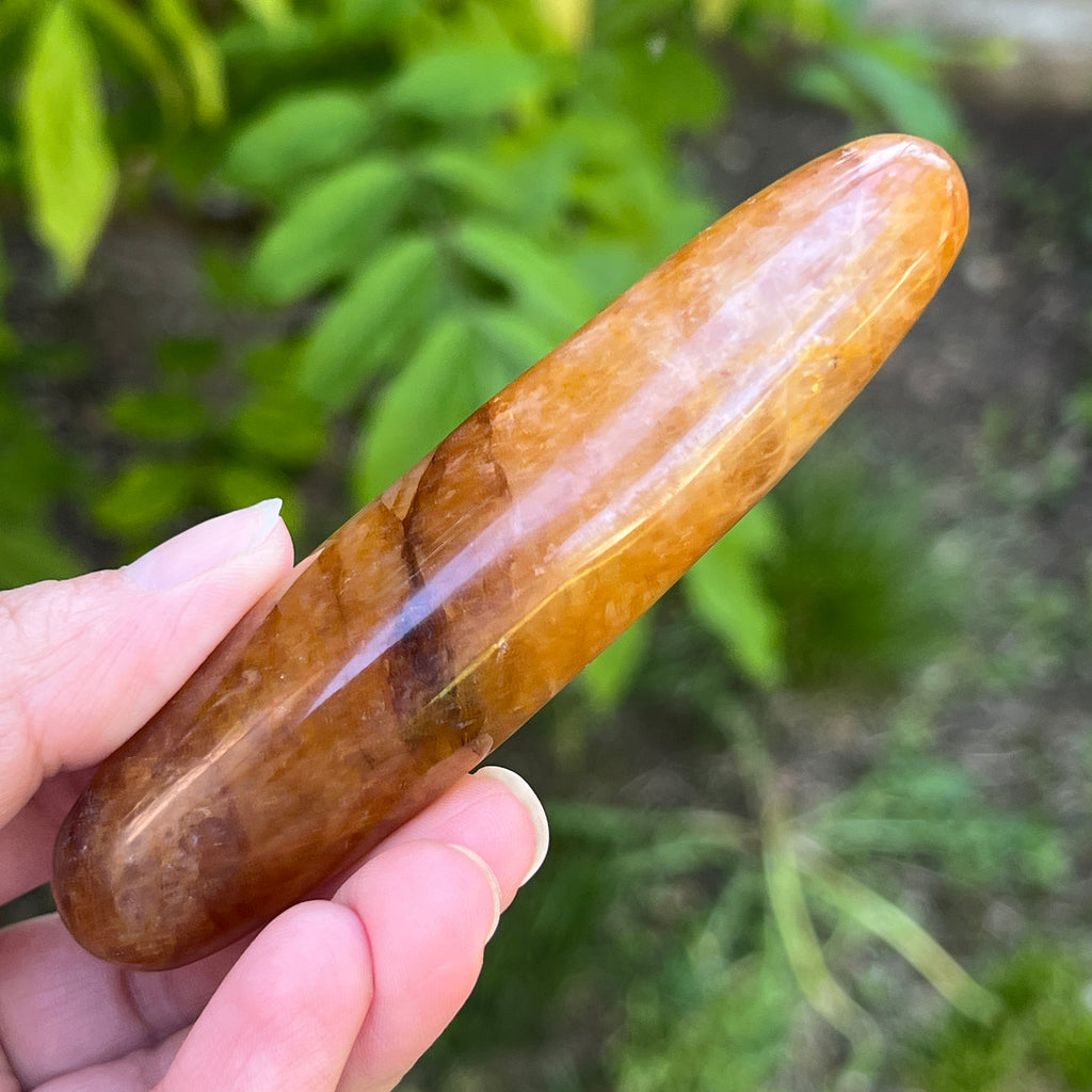 Bagheta golden healer, cuart lamaie model 8, pietre semipretioase - druzy.ro 1 