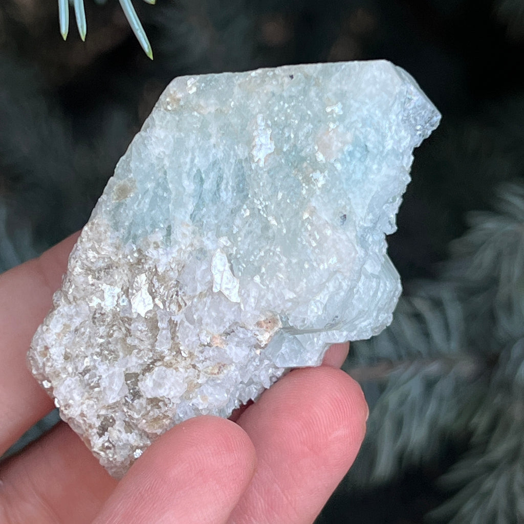 Acvamarin Pakistan piatra bruta model pk20, pietre semipretioase - druzy.ro 1 