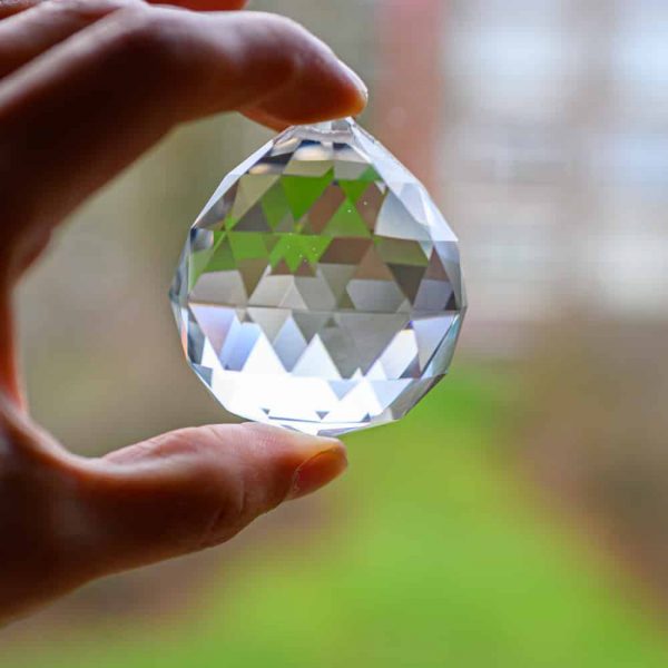 Feng shui sfera cristal curcubeu 5cm, druzy.ro, cristale 1