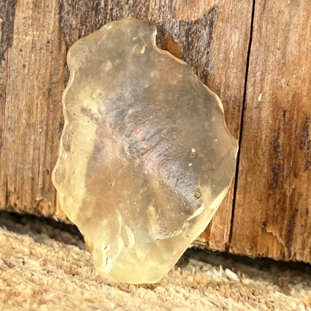 Tectita aurie sticla desertului Libia piatra bruta model 12, calitate AAA, pietre semipretioase - druzy.ro 3 