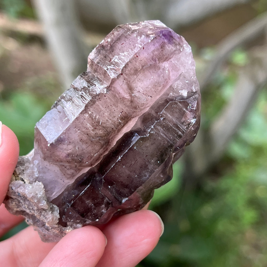 Ametist generator/varf mina Brandberg | Model L6, pietre semipretioase - druzy.ro 2 