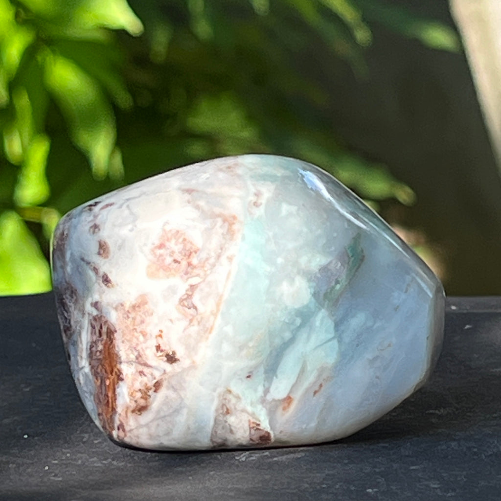 Calcedonie cu crom albastru-verzuie din Zimbabwe -forma libera| Model 7, pietre semipretioase - druzy.ro 3 